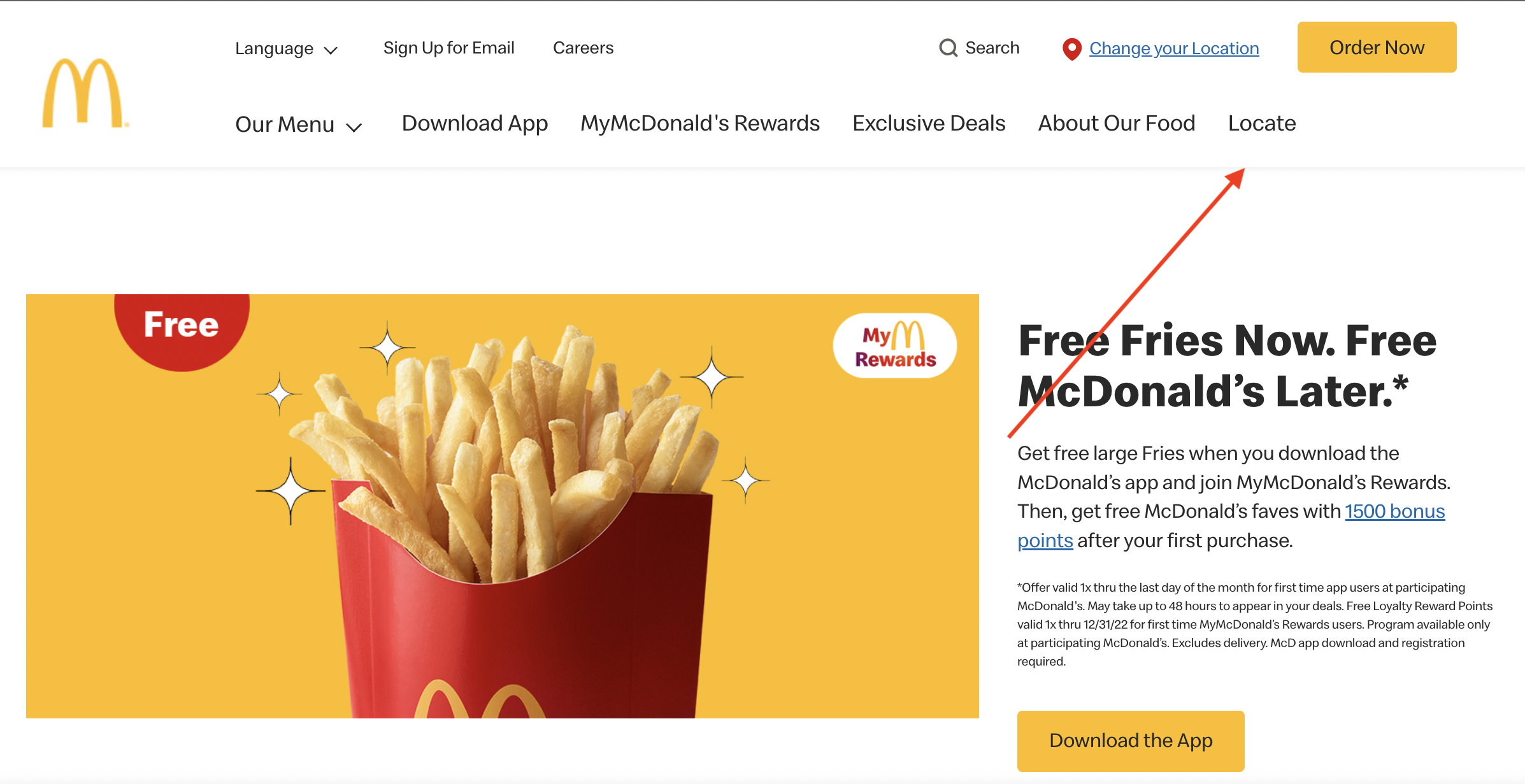 McDonald’s Restaurant Near Me