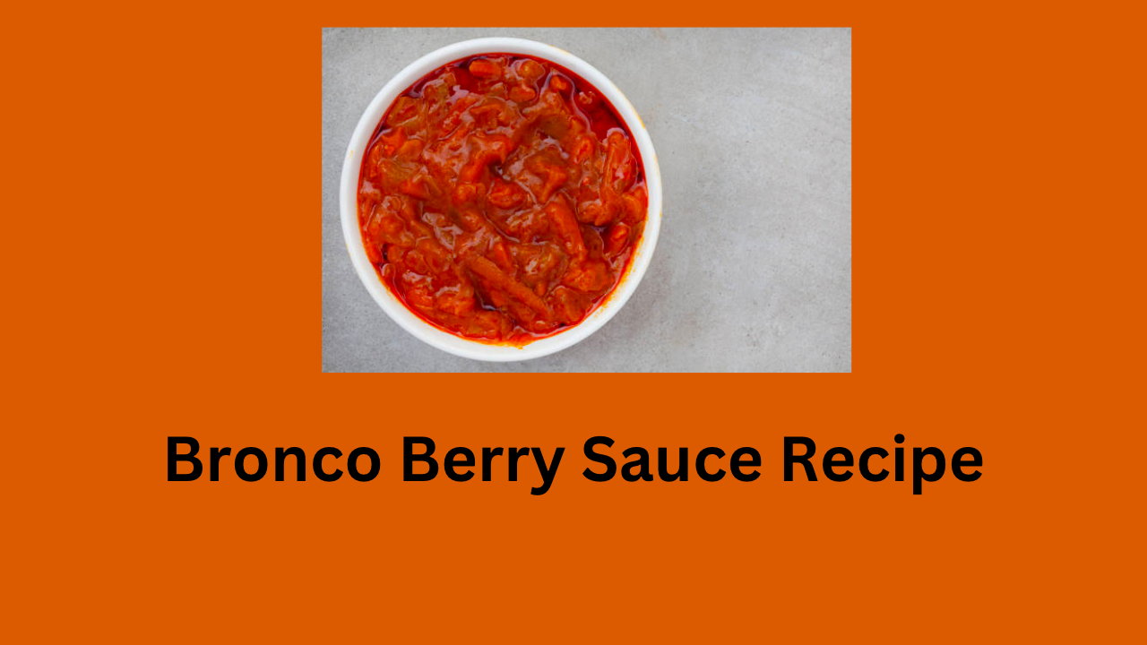 Bronco Berry Sauce